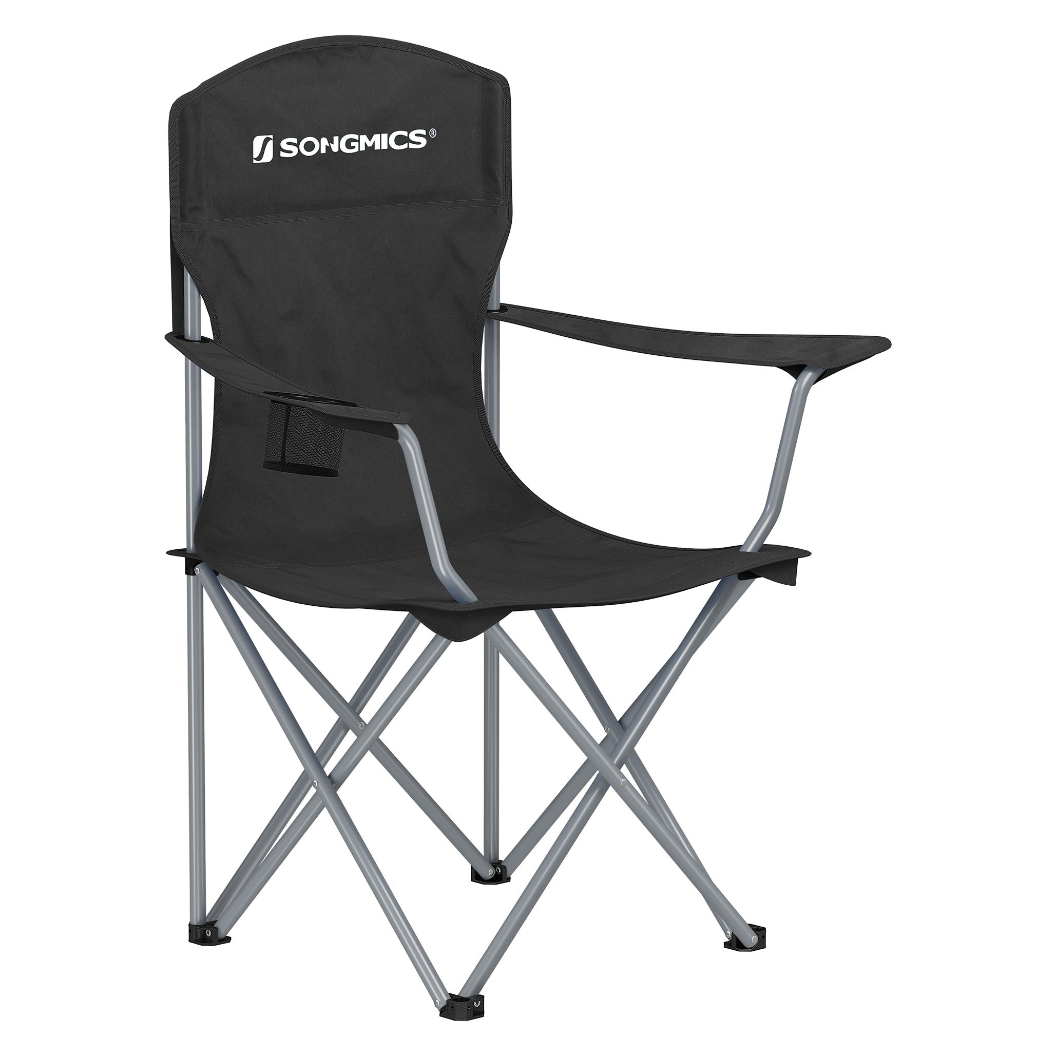 Songmics Campingstuhl 2er-Set (GCB08BK)