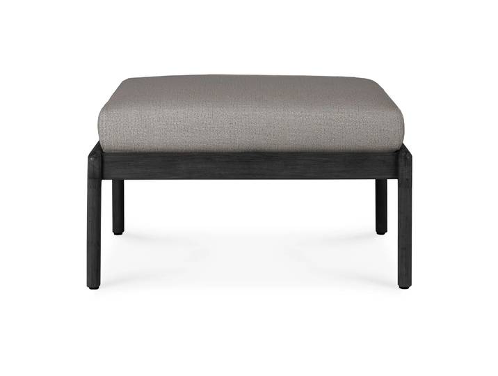 Ethnicraft Jack Outdoor Hocker schwarzgebeizt teak Mocha
