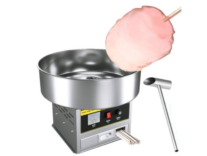 Gewerbliche Zuckerwattemaschine – elektrische 45-cm-Maschine Das perfekte Party-Highlight für Geburtstage, Schulveranstaltungen oder gesellige Anlässe