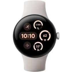 Google Pixel Watch 3 (45 mm, ohne SIM), Smartwatch