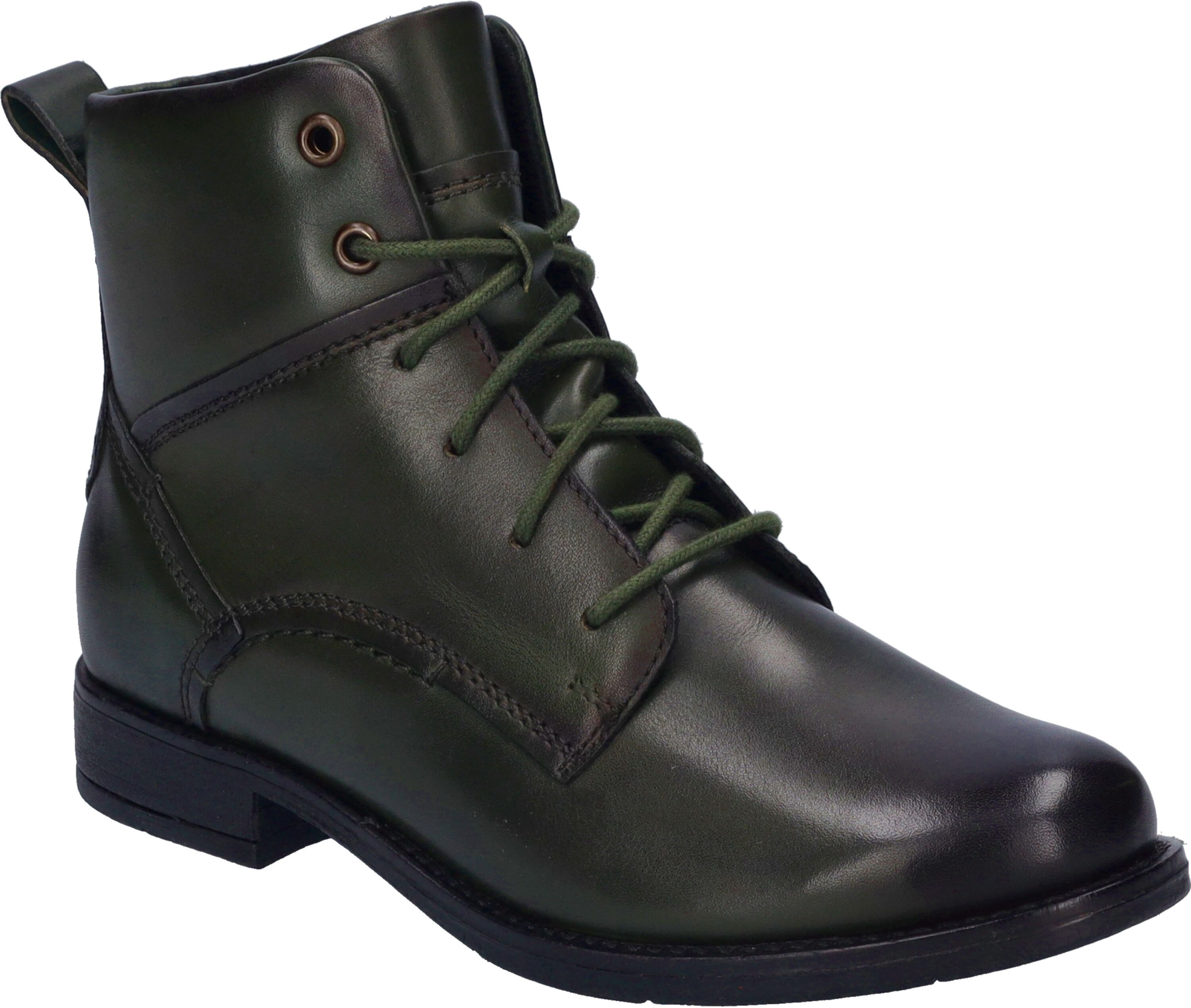 Stiefelette JOSEF SEIBEL "Simona 05, bosco", Damen, Gr. 37, grün (bosco), Obermaterial: 100% Rindsleder Leather cow., Schuhe Stiefelette
