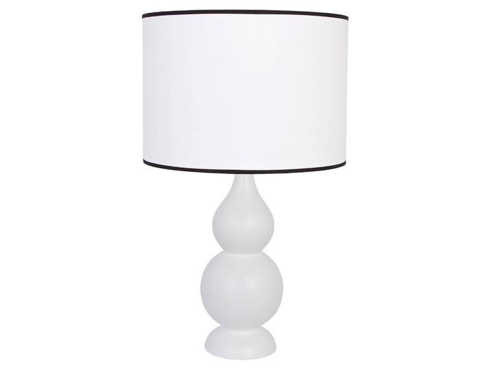 Tischleuchte Shisha, Weiß, Holz, 60 cm, Lampen & Leuchten, Innenbeleuchtung, Tischlampen, Tischlampen