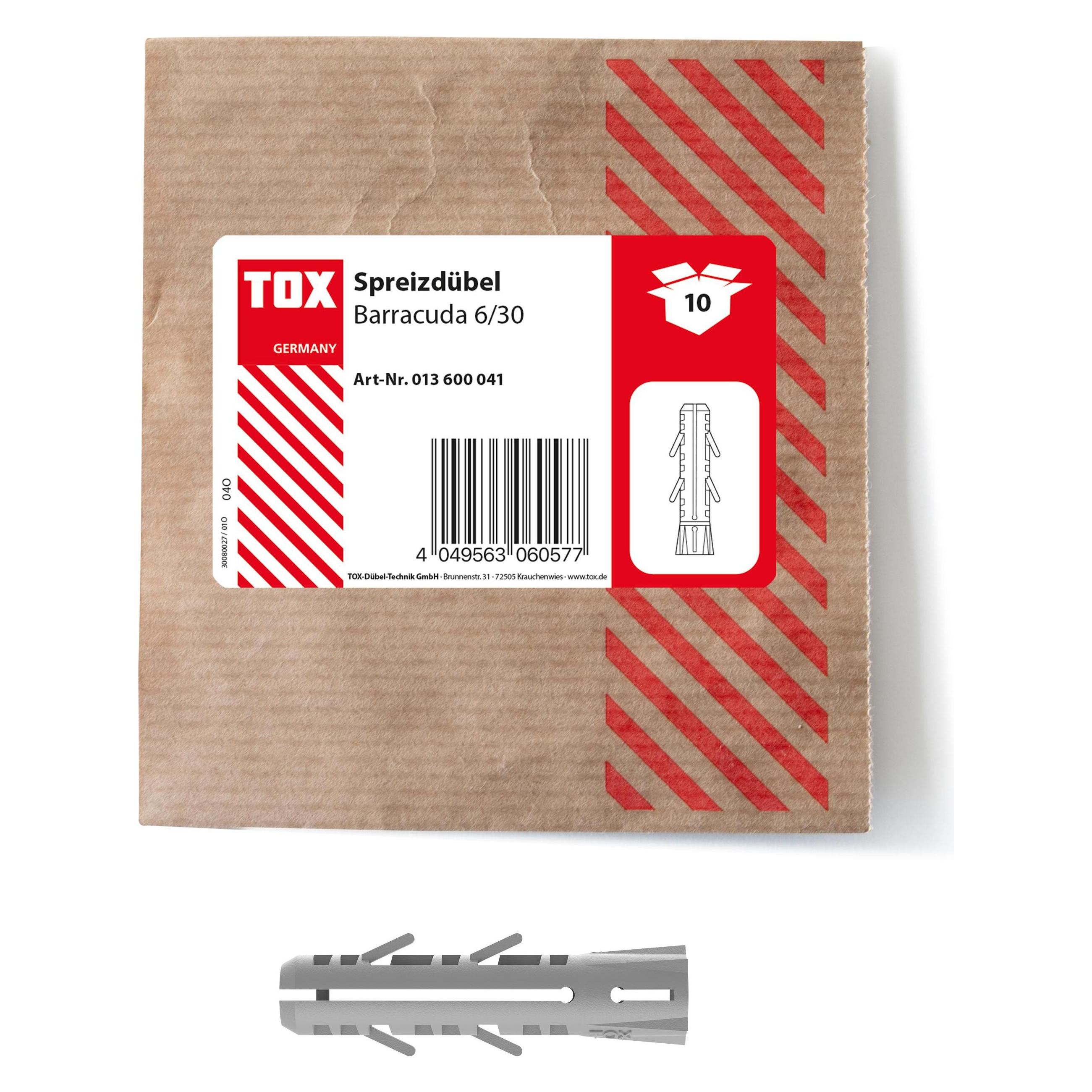 Tox Spreizdübel Barracuda 6x30 mm (10 Stk.) (013600041)