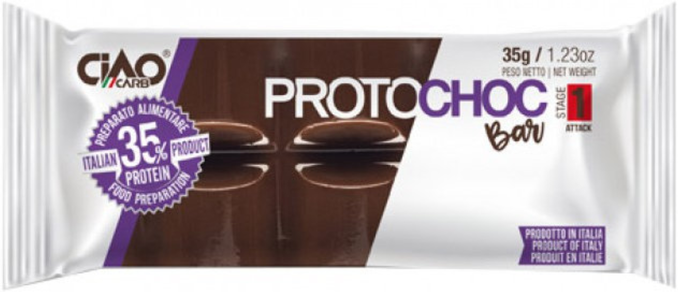 CIAOCARB Protochoc Bar - Stage 1 1 Barretta Da 35 Grammi 