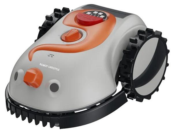 Robotermäher, intelligente Navigation, abnehmbare Batterie, Grau Orange 100-240V