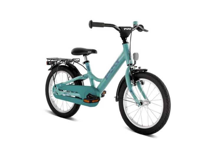 PUKY YOUKE 16 Kinderfahrrad 16 Zoll ab 4 Jahre Fahrrad für Kinder mit Rücktrittbremse & V-Brake Höhenverstellbar Leichter Aluminiumrahmen Fahrrad 16 Zoll Jungen & Mädchen Gutsy Green