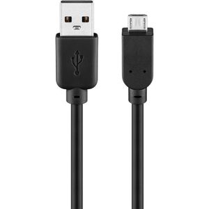Goobay USB-Kabel 93922 USB 2.0, 0,6 m, Anschlusskabel, A Stecker / Micro B Stecker