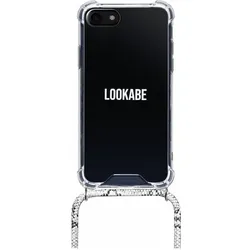 Lookabe Necklace Snake Edition iPhone Xr silver snake loo019, Handykette, Silber