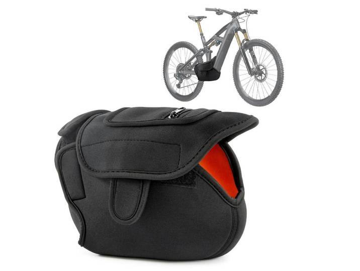 Schutzhülle E-Bike Motor Neopren Mittelmotor Wasserdicht, Schwarz, Kunststoff, 18.5x14.5x27 cm, Freizeit & Co, Sport & Fitness, Fahrräder, Fahrradzubehör