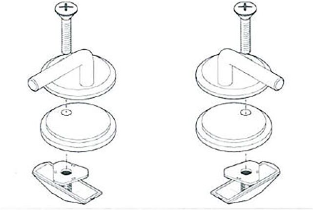 LAUFEN Pro Scharnier H8926540000001 für WC-Sitz