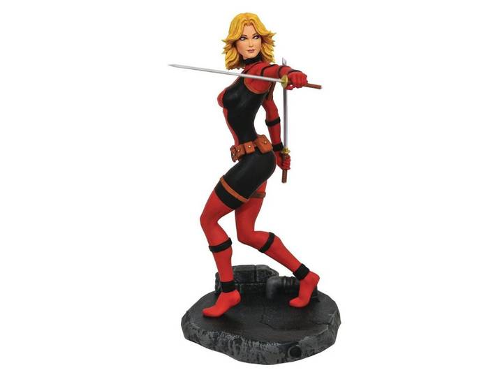 Diamond Select Toys Sammelfigur NYCC 2020 MARVEL GALLERY LADY DEADPOOL UNMASKED PVC STATUE