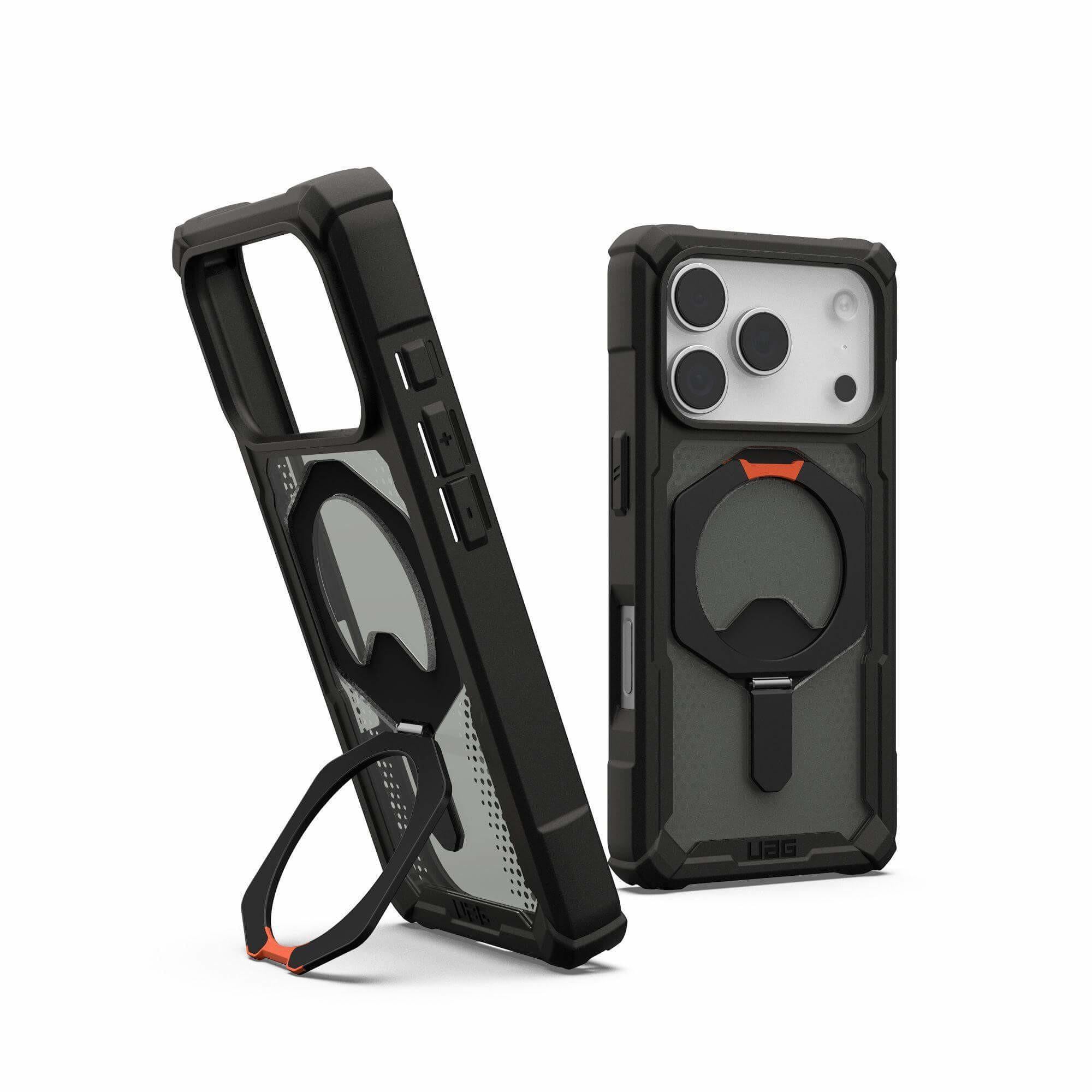UAG Urban Armor Gear Plasma XTE MagSafe Case Apple iPhone 17 Pro schwarz/pop orange