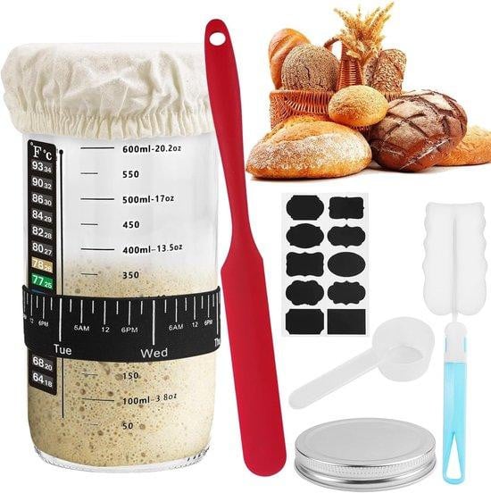 Famanu Zuurdesem Starter Kit 730 ml met accessoires