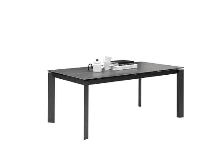 möbelando Esstisch >Paul< ausziehbar bis 240cm, anthrazit, Keramik - 180(240) x76x95cm (BxHxT)