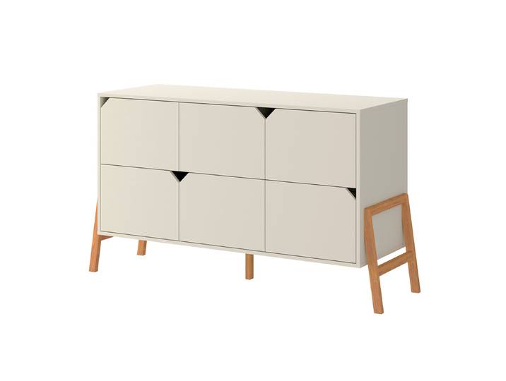Commode 6 tiroirs Bellamy Lotta Cachemire
