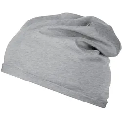 Beanie "MB7113" Bio-Baumwolle - grey-heather