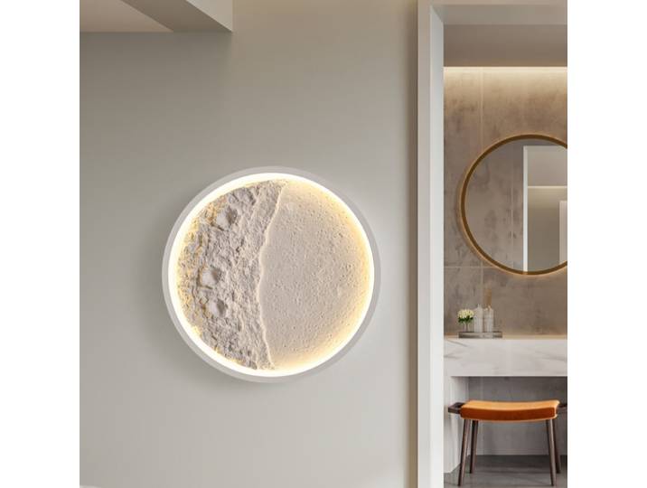 Applique murale en gypse, lumière en Relief d'art célèbre sur Internet, Style Instagram, créative, à la mode, personnalisée, lumière de lune Simple et moderne