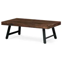 Autronic Couchtisch 130x44 cm Massivholz braun AHG-534 PINE