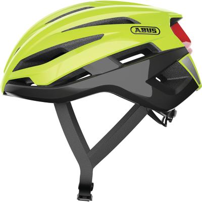 Rennradhelm ABUS "STORMCHASER" Gr. S, gelb (neon gelb), Helme, S Kopfumfang: 51cm - 55cm