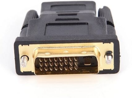 Ficha Adaptadora DVI-D Macho -> HDMI Femea