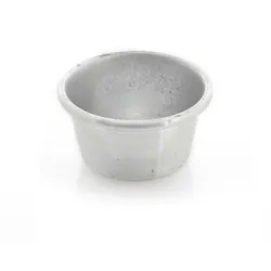12 x Glatte Küchlein-/Muffinform aus Aluminium, 4 x 2 cm