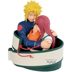 Banpresto Static Figure - Naruto 72 series - Naruto - Minato, Naruto & Kushina