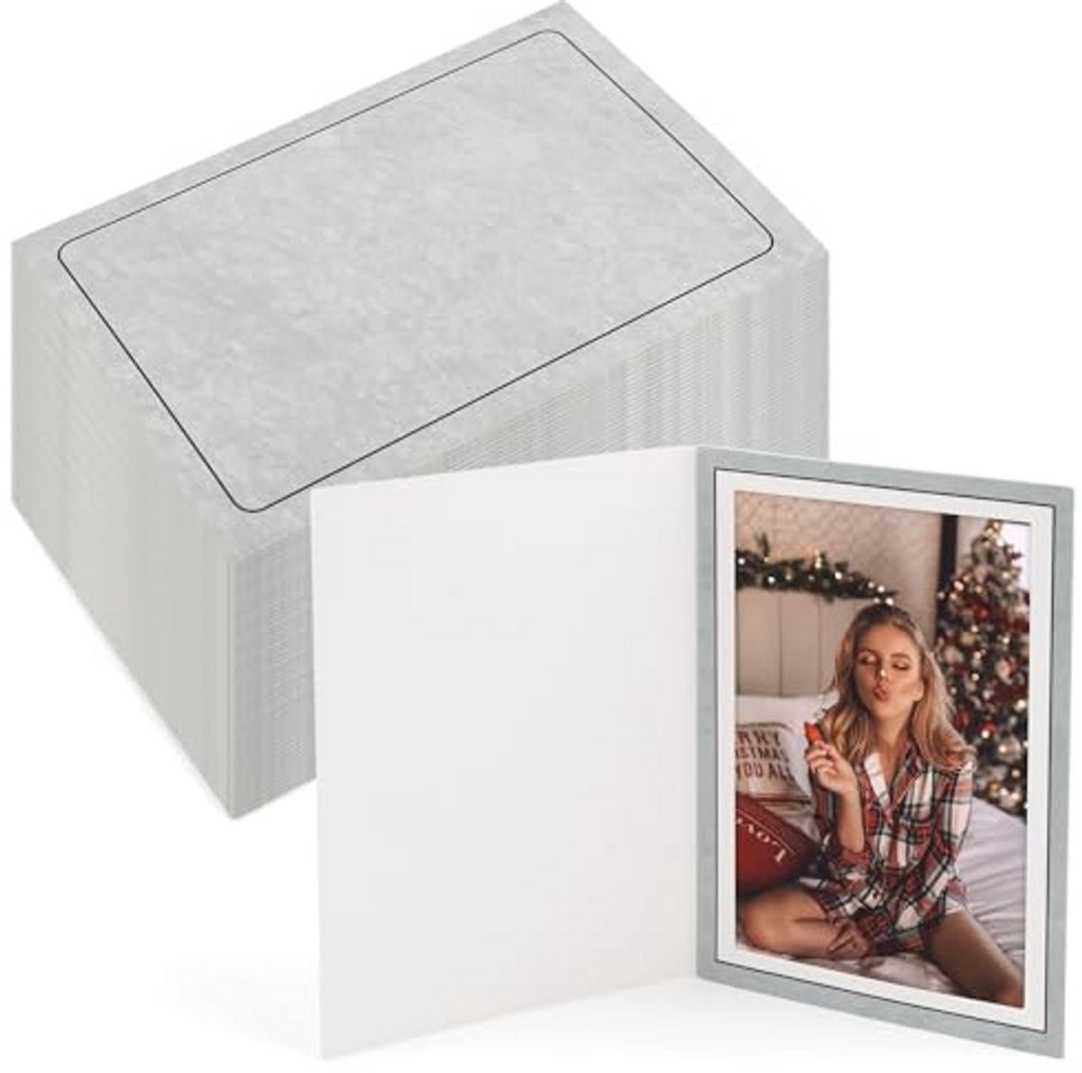 100 stuks Kartonnen Fotomappen 4x6 voor Wenskaarten en Uitnodigingen