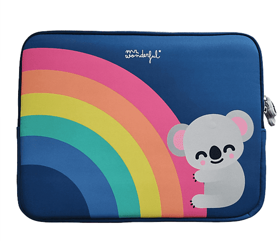Funda portátil - Wondee Koala, 12 ", Multicolor