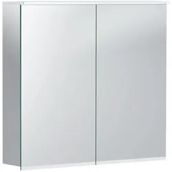 Geberit Option Plus Spiegelschrank 500206001 75x70x17,2 cm, mit Beleuchtung, Touch-Sensor, Kosmetikspiegel, 2 Türen