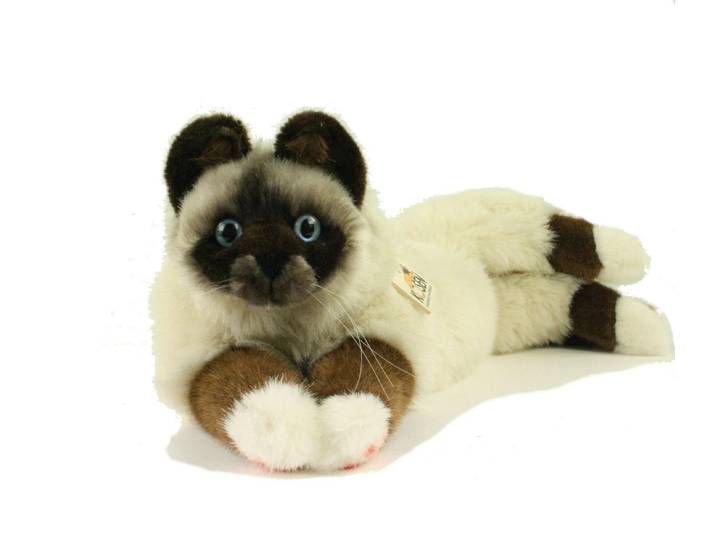 Kösen Kuscheltier Kösen Birmakatze Sina liegend 50 cm Stofftier (Katze Birmakatze Sina 50 cm liegend Plüschkatze Stoffkatze, Katzen)