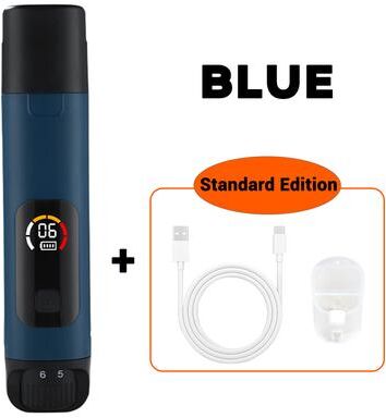 Happy Pet Pantry PawPerfect 6 Speed Pet Nail Grinder LED Rechargeable Quiet Dog Claw Trimmer & Grooming Clipper blue