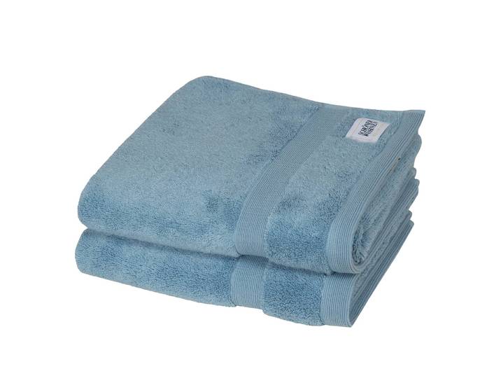 Handtücher Schöner Wohnen Cuddly 50 x 100cm Blau/Matt Hellblau