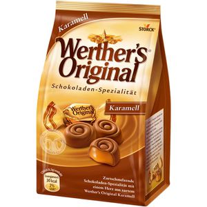 Werthers-Original Karamellbonbons Karamell, Schokoladenspezialität, 23 Stück, 153g