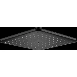 Neuesbad Serie 270 Quadratische Kopfbrause, 1 Funktion, 201x201 mm, Schwarz NB1DENERN38K1