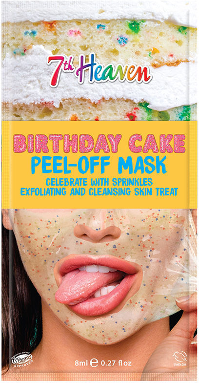 7th Heaven Máscara PEEL-OFF para bolo de aniversário 8 ml