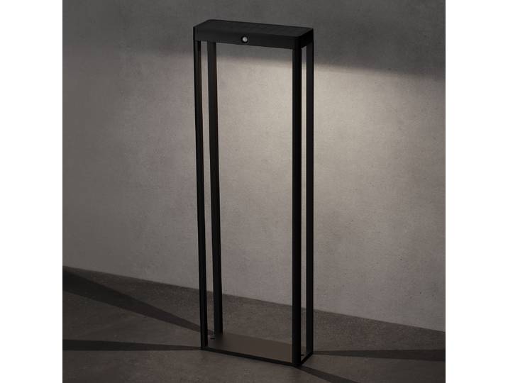 Borne LED 23 x 70cm Gris