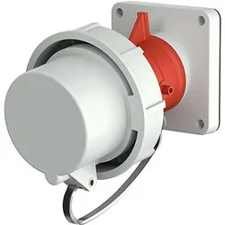 Mennekes, Netzstecker + Netzkupplung, MEN 1259 Anbaugerätestecker 5P 63A 400V mit Schutzkappe (IEC 60309)