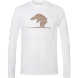 Super Natural, Herren, Funktionsshirt, Ski Karl Bio C (XL), Weiss, XL