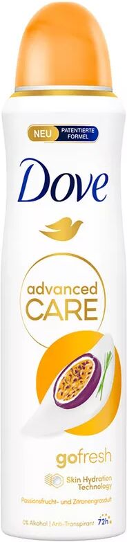 Dove - Advanced Care Passionsfrucht- Und Zitronengrasduft Antitranspirant-Spray, Care Passionfruit Aerosol, 150  ml