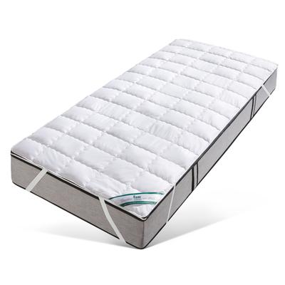 Matratzenauflage FAN "TENCEL™", weiß, B:100cm H:0,5cm L:200cm, Bezug: 100% Baumwolle, Matratzenzubehör, Hervorragender Feuchtigkeitstransport