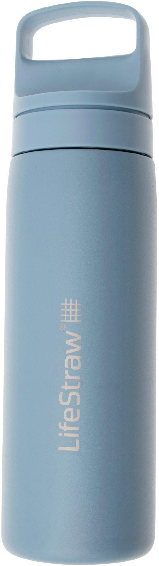 Butelka LifeStraw Go Icelandic Blue GOST-530ML-ICE Stainless Steel, z filtrem 2-stage, 530 ml