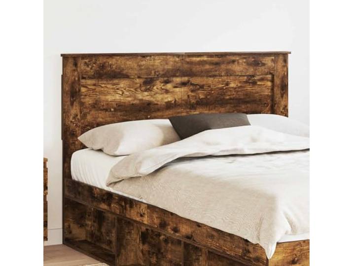 Kopfteil Rechteck Räuchereiche 160 cm aus Holzwerkstoff, modernes Kopfteil mit glatter Verarbeitung, leicht zu installieren und zu pflegen, passend zu verschiedenen Einrichtungsstilen.