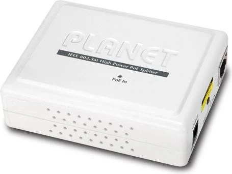 Planet Technology IEEE 802.3at High Power over Ethernet Splitter(12V &