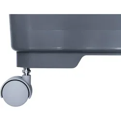 Lewi 13503 Rollen für 22 L Eimer 4 Stück Lenkrollen einfaches Stecksystem, aus Kunststoff
