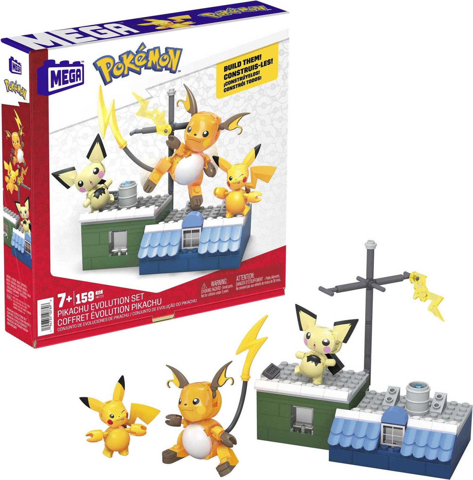 MEGA Pokémon Pikachu Evolutie Set
