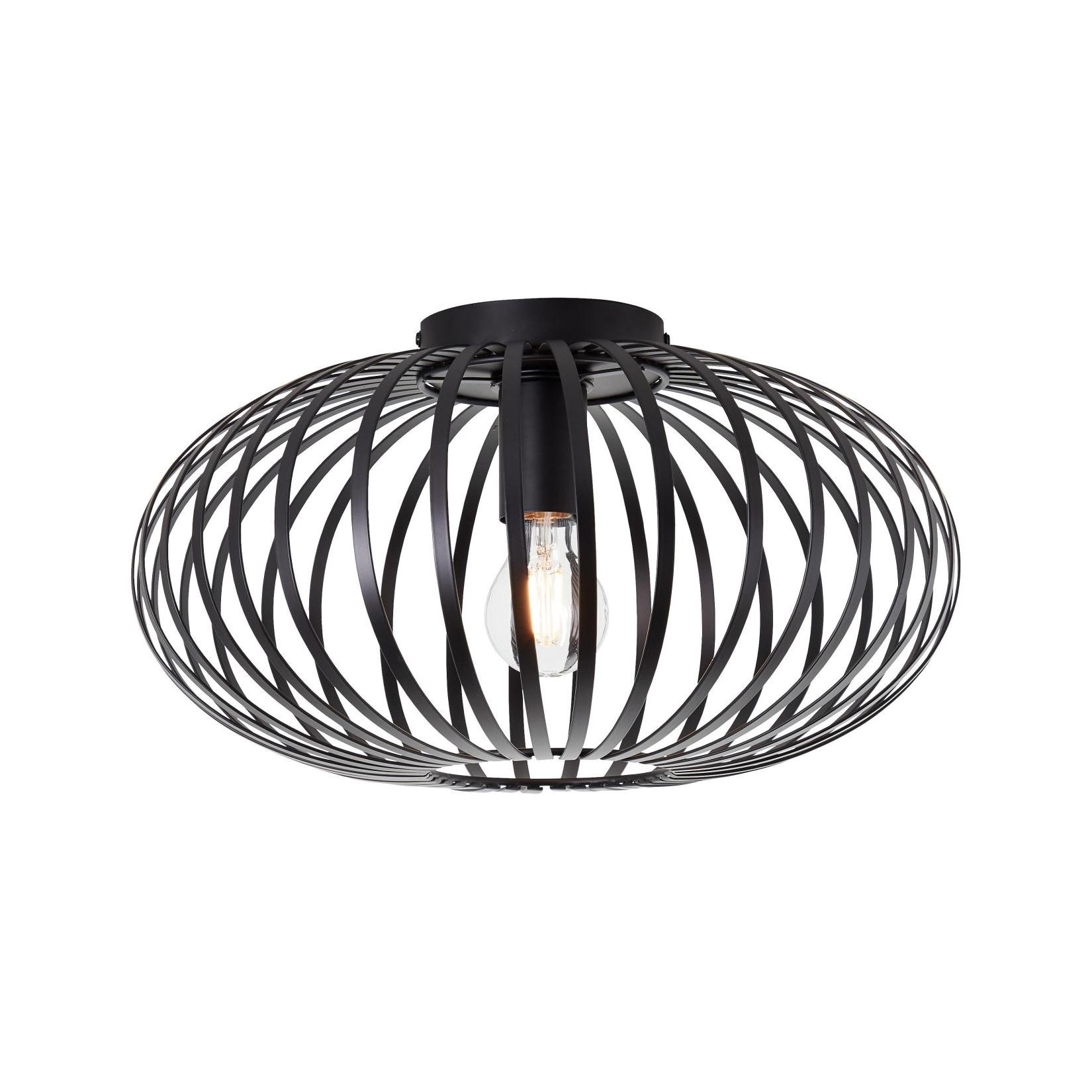 BRILLIANT Bremen Deckenleuchte 40cm schwarz 1x A60, E27, 40W, geeignet für Normallampen (nicht enthalten)