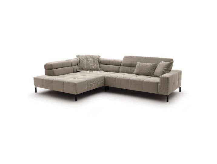 Candy Colleen Sofa in Cord optional mit Hocker - Feincord sand ,