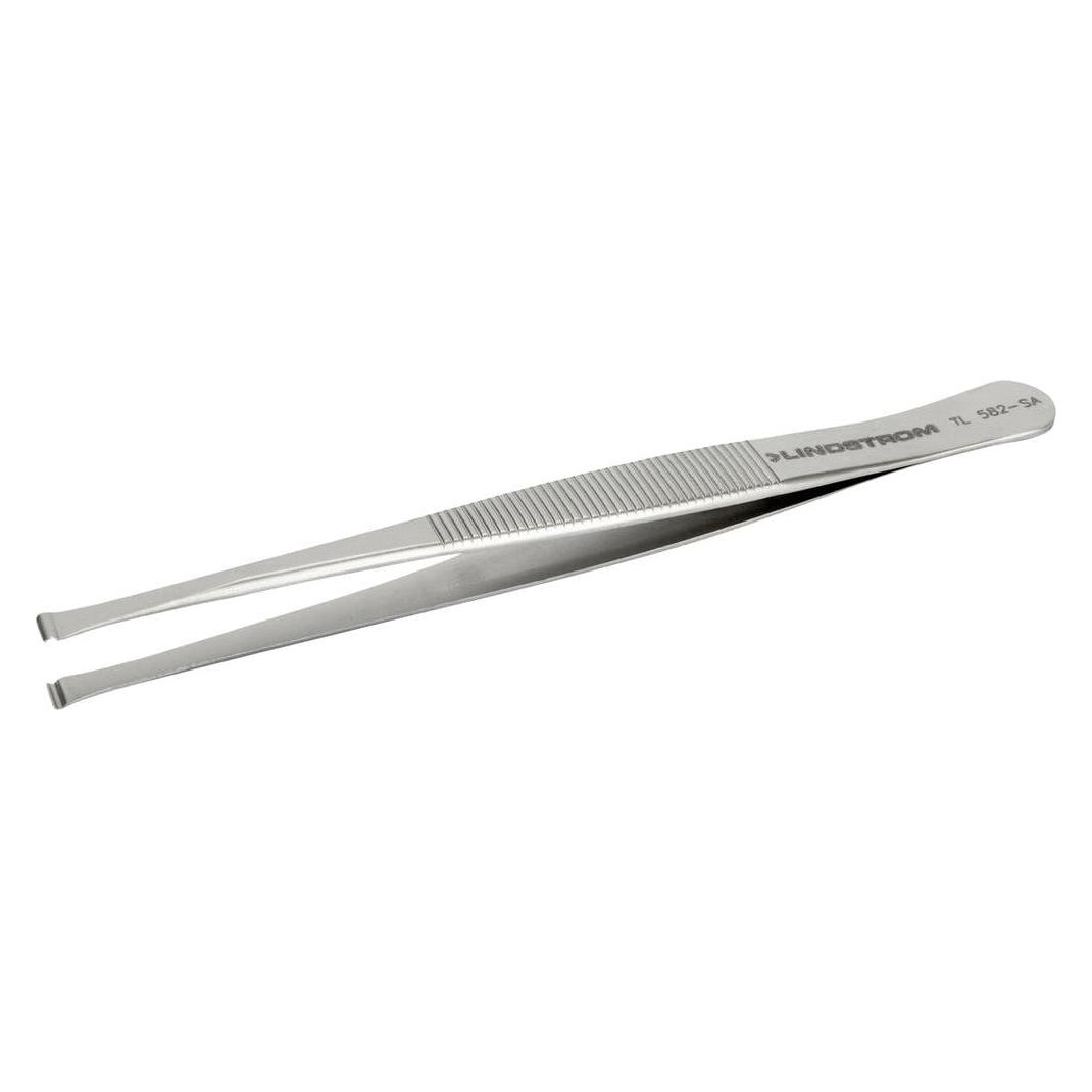 Lindstrom Lindström TL 582-SA Bestückungspinzette 582 Flach-breit, gebogen 115 mm (TL 582-SA)