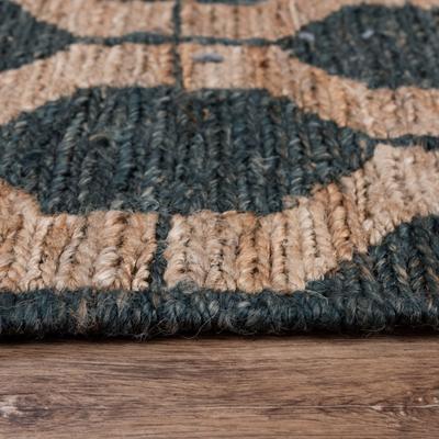 NAVATEXTURA Bali Hand-woven Natural Dhurrie Jute Rug