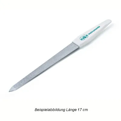 RK Instruments Saphier-Nagelfeile zur Maniküre / Pediküre mit Kunststoffgriff 9,0 cm 110.9001